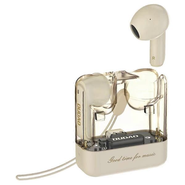 Typ B DUDAO U18Pro TWS Bluetooth Hörlurar Trådlöst Musikheadset med Transparent Laddningsfodral