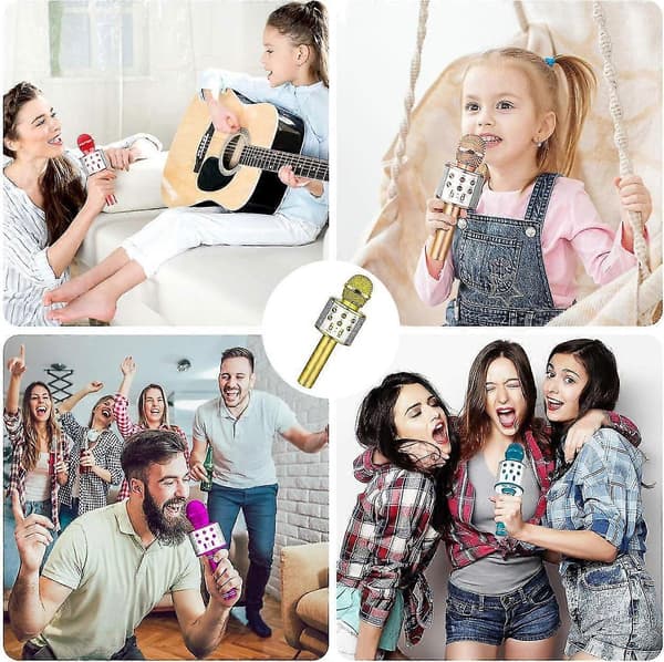 Leksaker för flickor 3-12 år, Bluetooth Barnmikrofon Presenter för 4-10 Årsdagspresenter för 5-12 Årig Flicka