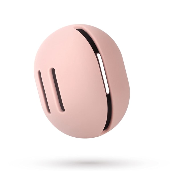 Sminke-svamp Holder, Knusesikker Miljøvennlig Silikon Sminke Blender Etui for Reise, Rosa