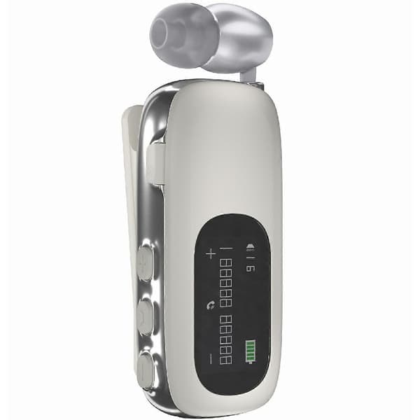 Typ C K75 LCD-skärm Business Bluetooth Headset Brusreducerande Hörlur med Vibrationsvarning