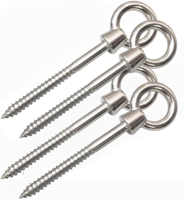 Hängmattekrokar, 4-pack Hängmattekits Ögonskruv i rostfritt stål
