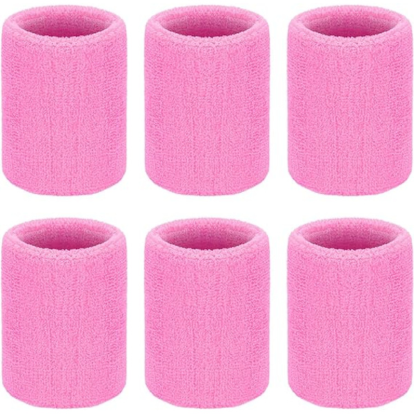 6 kpl Urheilurannekkeet Imuvat Hikinauhat Koripallolle, Urheilulle girly pink