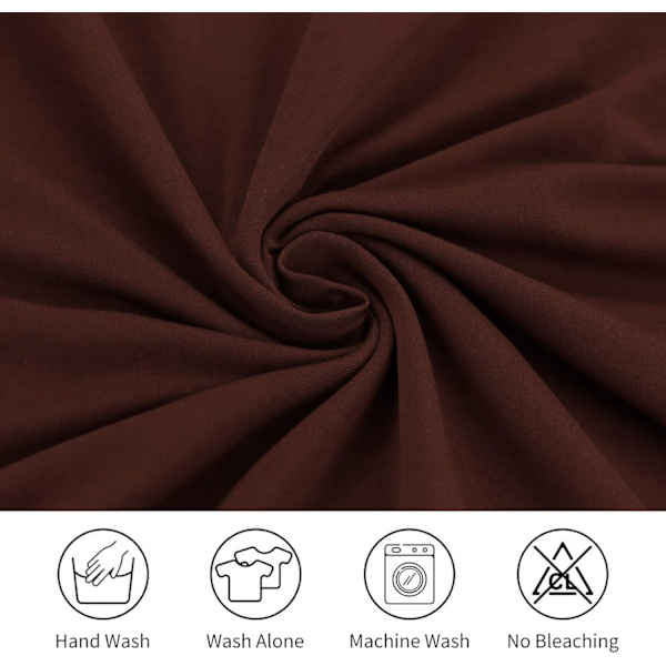 Ruokailuhuoneen tuolinpäälliset 4 tai 6 kappaleen sarja, joustava irrotettava pestävä ruokailutuolin suojapäällinen koristepäällinen istuinsuojus hotelliin coffee 4pcs