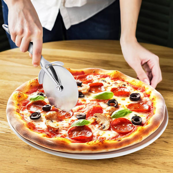 Pizzaleikkuripyörä, [integroidulla pullonavaajalla] Pizzaleikkuri, Astianpesukoneen kestävä
