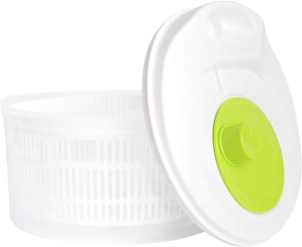 Stor salatslynge i plast, blad-tørrer, salat-afrander