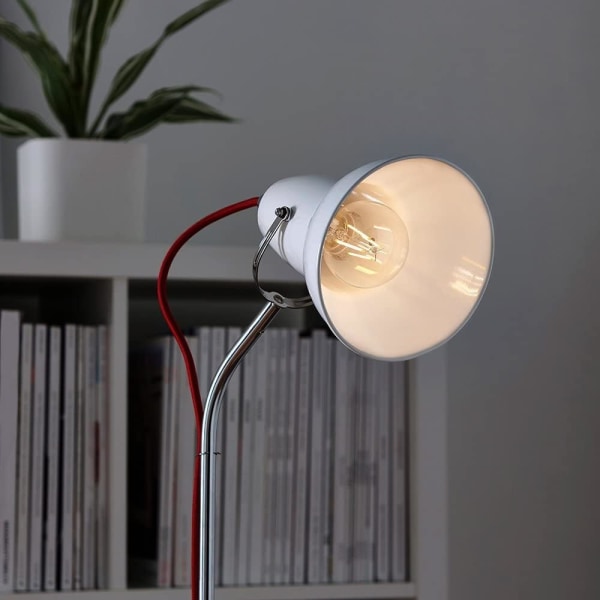 Sett med 6 LED-pærer Edison skruebase E27 4 W (tilsvarer 40 W) Transparent filament Ikke-dimbar intensitet