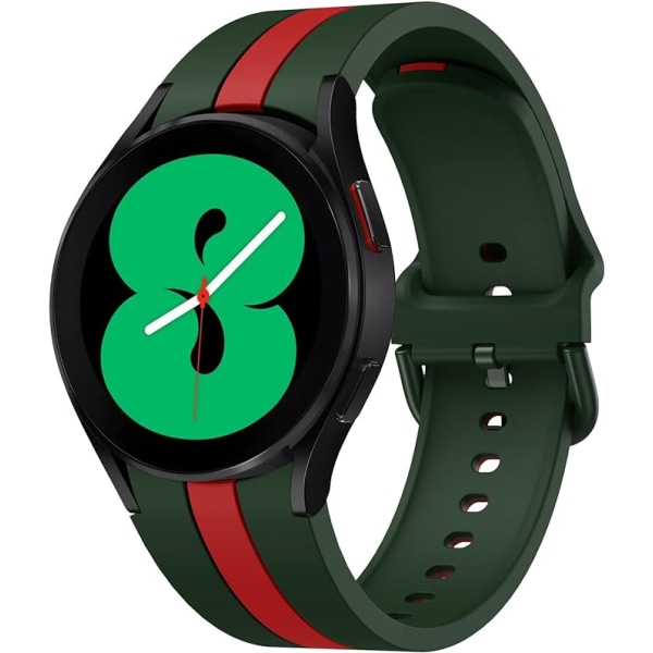 Compatible with Samsung Galaxy Watch 4 Band 40mm/44mm, Galaxy Watch 4 Classic Band 42mm/46mm, Galaxy Watch 5, Wristband, Silicone, Fashion, Design