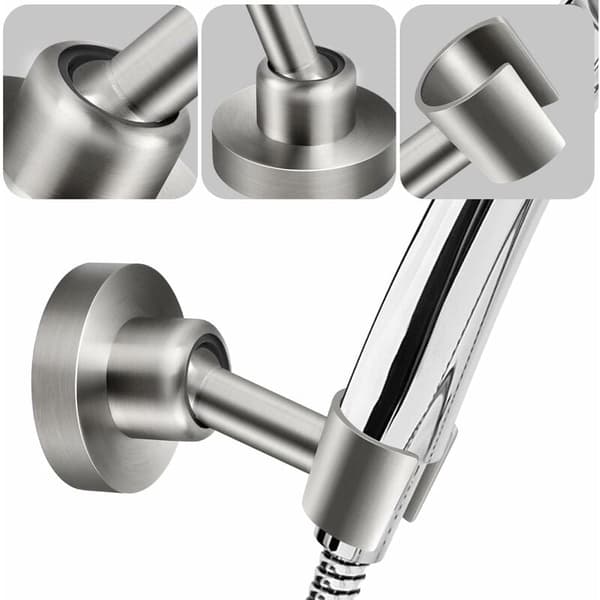 Dusjhodeholder 304 Rustfritt Stål Dusjhodeholder Universal 360° Håndholdt Dusjbrakett