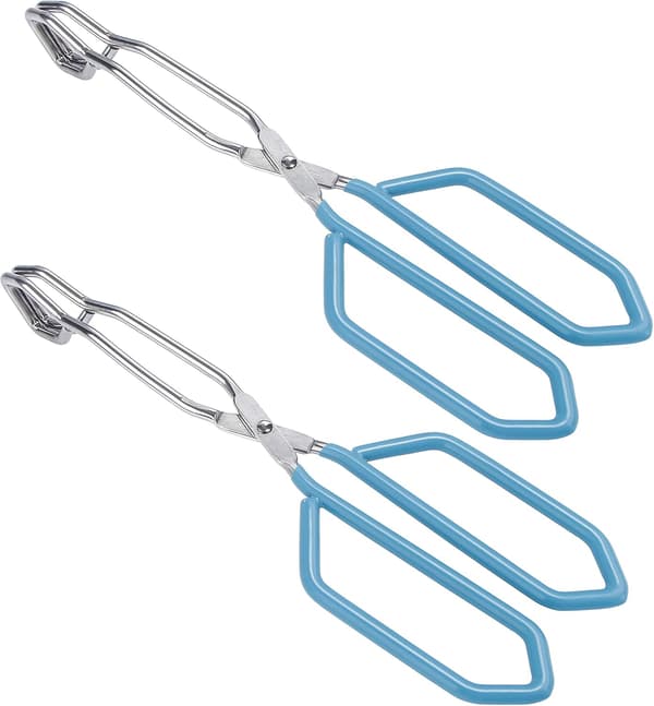 Rustfrit stål saks-tang med blødt håndtag, 28 cm, 2 stk. Blue