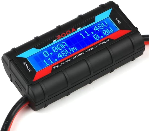Precision 200A Watt Meter Detector Power Analyzer til RC Model Spænding Strøm Effekt