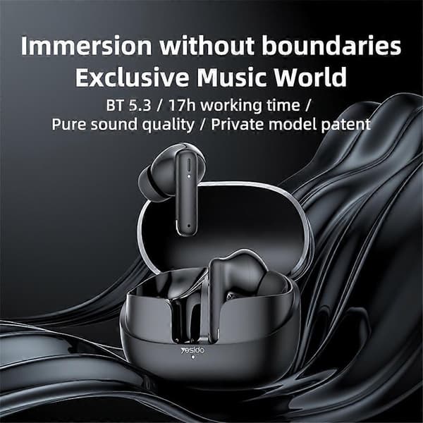 Typ A YESIDO TWS26 Djup Bas In-Ear Hörlurar TWS Bluetooth 5.3 Hörlurar