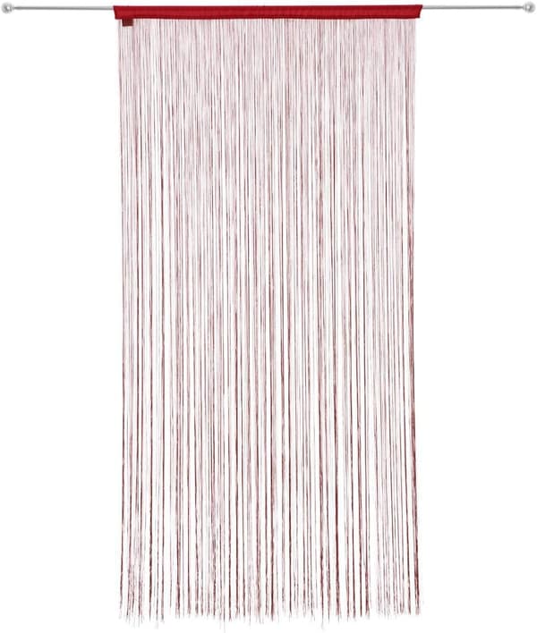Trådgardin (Bredd 100*200 cm) Röd