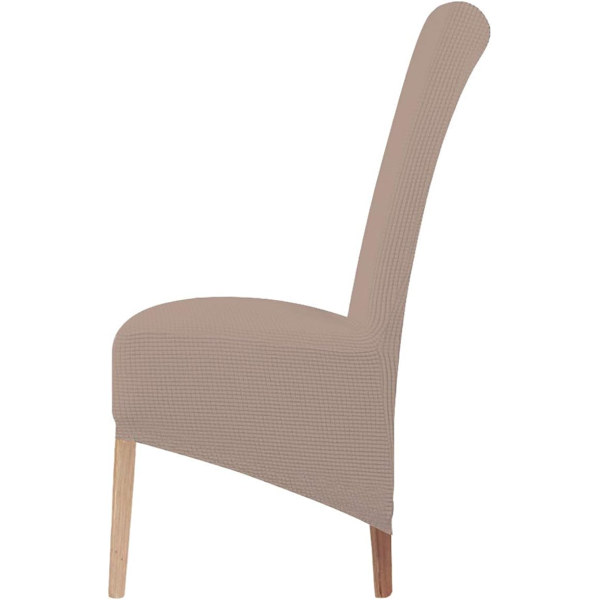 Xl ruokasalin tuolinpäällinen 2/4/6 kpl Tuolin suojapäällinen, joustava tuolin suoja Istuinsuojat Hääjuhlajuhlan koristeluun (Hiekka, 2 kpl)