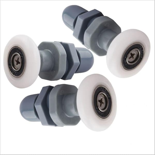 10st Enkla Duschdörrsrullar/Hjul/Trissor/Guider 23mm Diameter