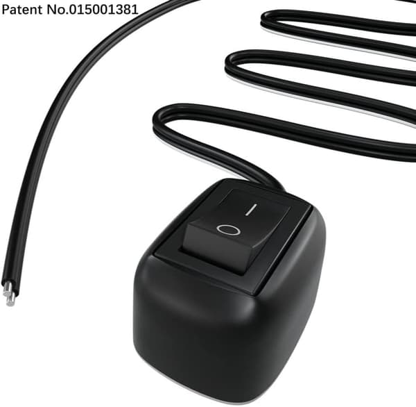 12V-230V/10A SPST Limtyp Bil DIY Vattendroppsform Knappbrytare PÅ/AV
