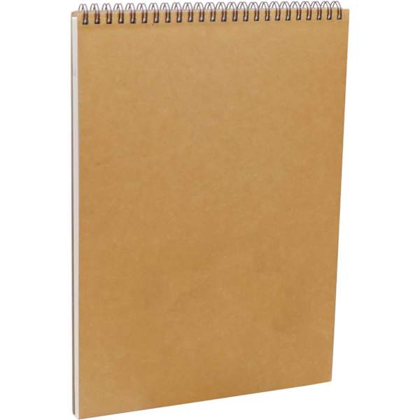 A4/A5 Skissbok, Ritbok, 60 Sidor (30 Ark) Skissblock Spiralbunden Hårdpärm Kraftpapper Porträtt, Konst Rittillbehör 1PC A4