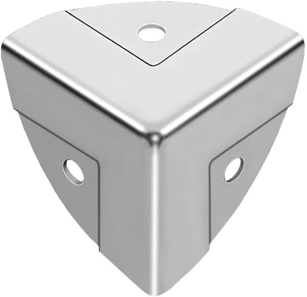 8-pack galvaniserade trekantiga kamerahörnskydd