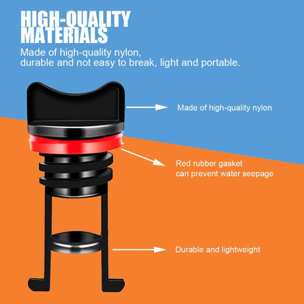 Kajakavtappningssats, nylontrådsavtappningsplugg för Scrambler Ocean Kayak