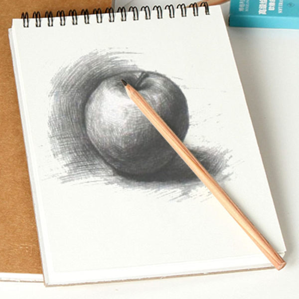 A4/A5 Skitsebog, Tegnebog, 60 Sider (30 Ark) Skitseblok Spiralbundet Hårdt Kraftpapir Omslag Portræt, Kunst Tegnetilbehør 2PC A4