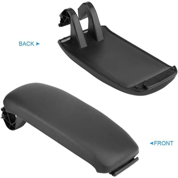 Konsol Armstöd Passar A3 8P/A5 2003-2013 8P0864245P, Mittkonsol Armstöd Lock - Svart (Läder)