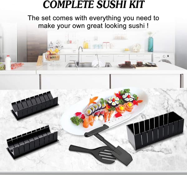 Sushi-sæt, Sushi Maker 11 Dele DIY Sushi Sæt Sushiruller