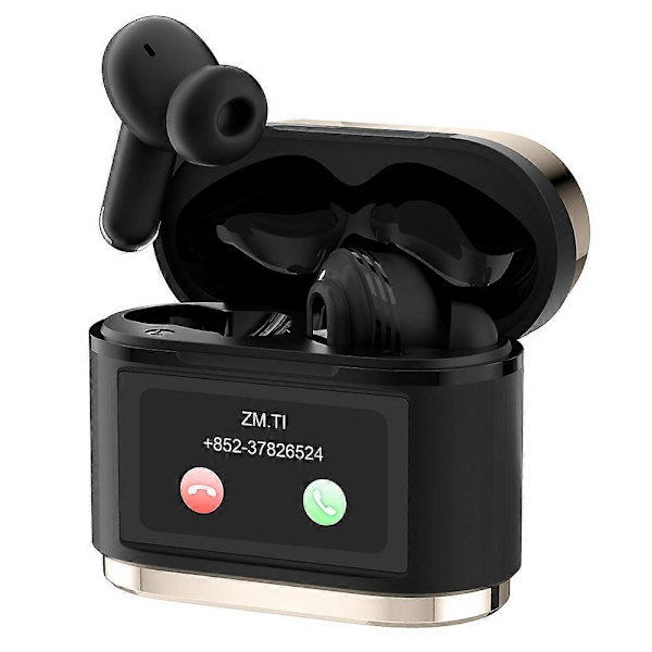 Typ A BD2 Smart Digital Display Touch Screen Trådlöst Bluetooth Headset ANC+ENC Brusreducering