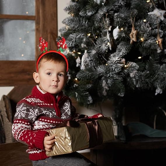 Morsomme Reinsdyr Gevir Hodebånd Julehodebånd Julegevir Hodeplagg Julekostyme Hodebånd