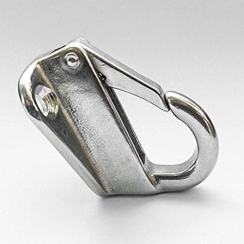 5x karabinhager på rustfri stålplade - Karabinhager - ∅ op til 13 mm