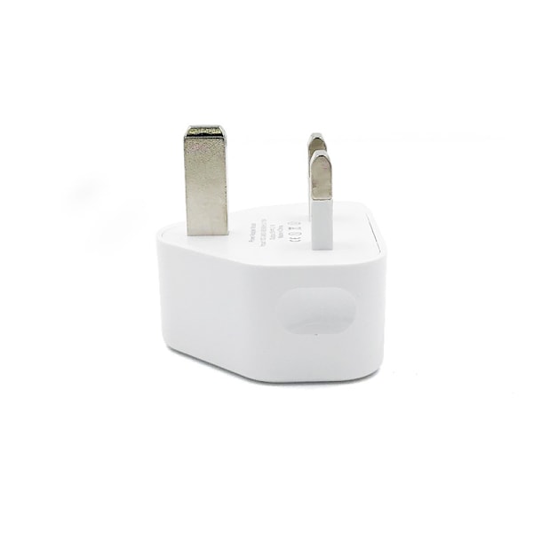 1 st Dubbel USB Laddare Kontakt UK, 12W 3-Pin USB Dubbla Portar Telefonladdningsadapter Väggkontakter 2A för iPhone 14 13 12 11 Pro Max etc