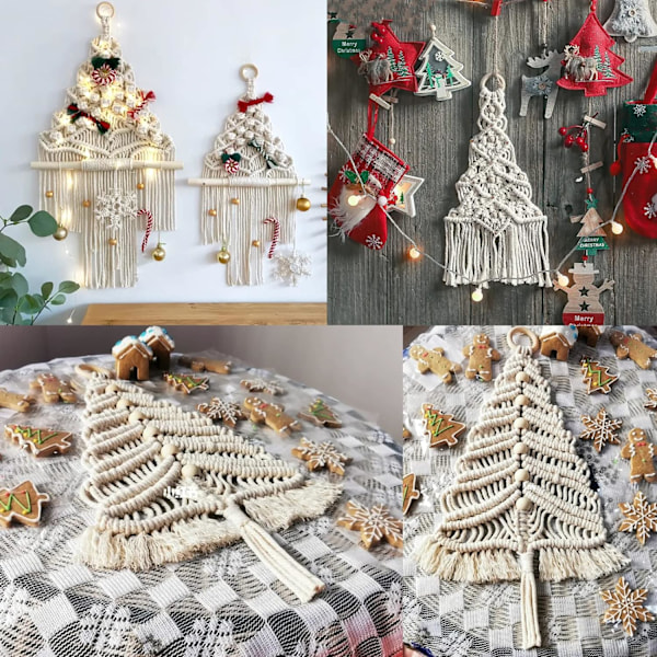Macramé-snöre, Bomullsrep, för Väggbonader, Växtupphängningar, DIY-hantverk, Heminredning, Presentinslagning 3mmx100m lemon yellow