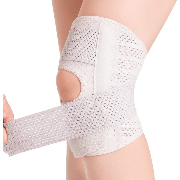 Knee Brace with Side Stabilizers Relieve Meniscal Tear Knee Pain ACL MCL Arthritis,Breathable Adjustable Knee Support