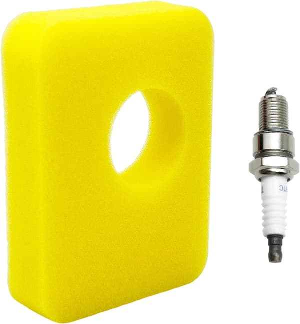 Luftfilter for gressklipper Erstatningsluftfilter 799579 Luftfilter for gressklipper og tennplugg for Briggs Stratton-motor