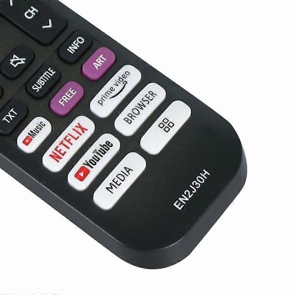 EN2J30H Erstatningskontroller for Hisense TV 1-8m Langdistanse Fjernkontroll