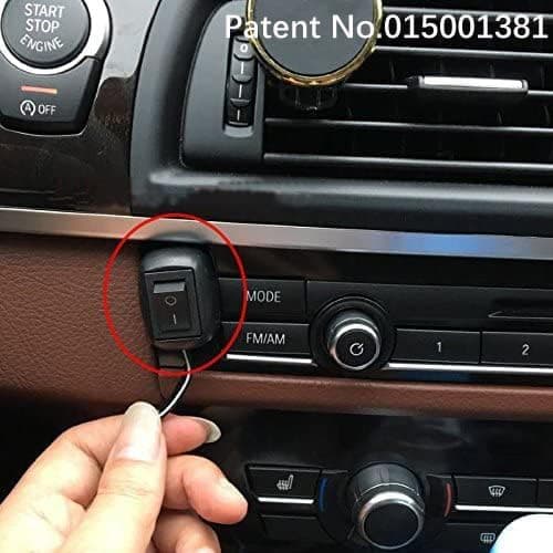 12V-230V/10A SPST Limtyp Bil DIY Vattendroppsform Knappbrytare PÅ/AV