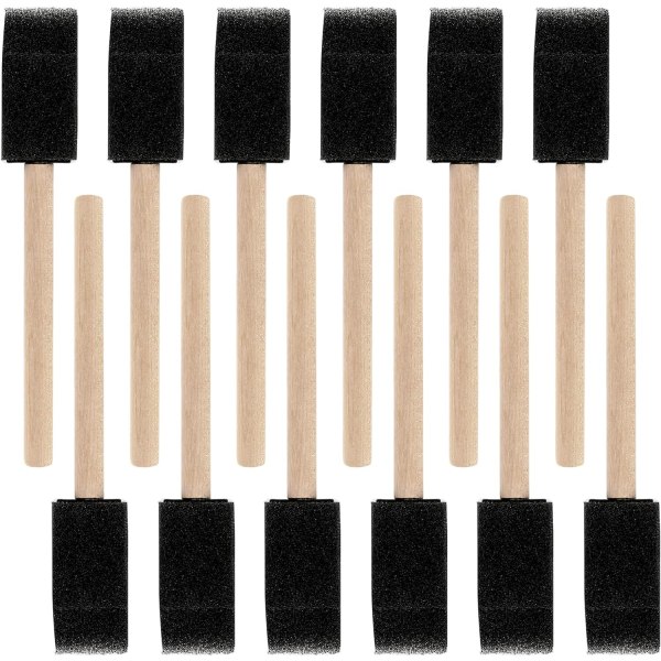 12 st Foam Paint Brushes, 1 Inch Sponge Paint Brush