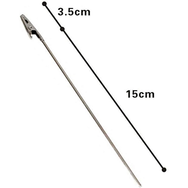 Högkvalitativa 10 stycken krokodilklämmor med basstativ för airbrush, foto, memo och annan modell- och modellbygge