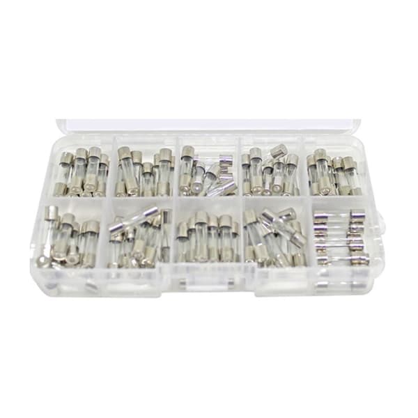 100 stk. sikringer, 520 mm sikring, hurtigsikring 0,25A6A