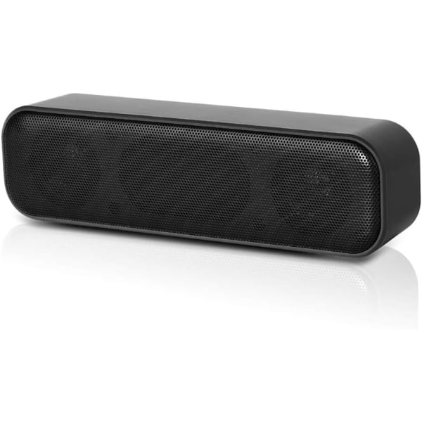 USB Computer Speakers, Mini Speaker, Portable Sound Bar Stereo Sound Speaker for Desktop, Windows PC, Laptop