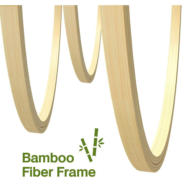6 stycken broderiramset i bambu, korsstygnsram, 4 tum till 10 tum 4 inch to 10 inch