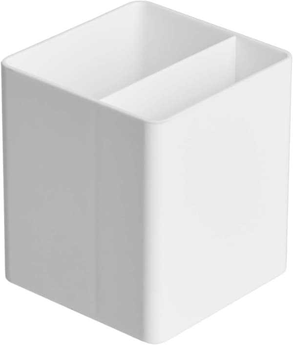 Plastik Organizer - Penneholder, Hvid