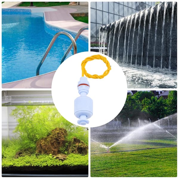Pakke Vandstandssensor, Flydende Kontaktswitch til Hydroponik, Havearbejde, Akvarium, Pooltank, 10W, 52mm