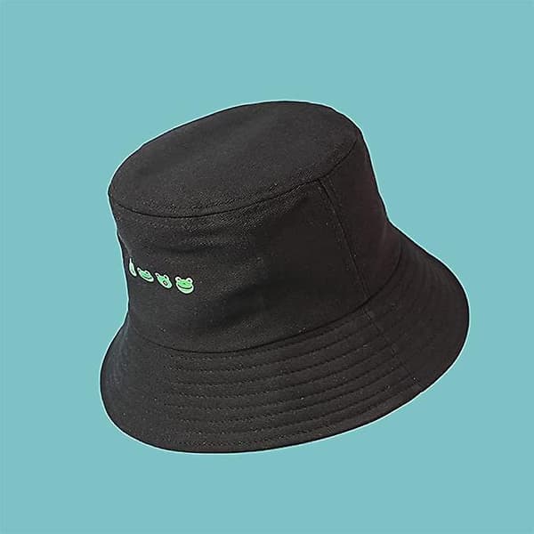 Fiskarhatt med groda för kvinnor Solhatt Hatt för tjej M (56-58cm)
