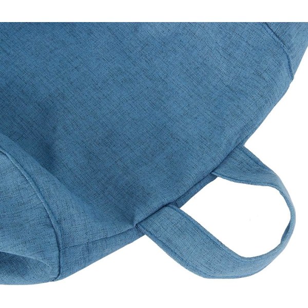 Klassinen papupussin sohvapäällinen, laiska lepotuoli papupussin säilytyspäällinen ilman täytettä, yksivärinen yksinkertainen muotoilu Blue 70*80CM