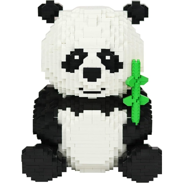 Mikrorakennuspalikat Mini Lemmikkien rakennuslelu palikat lapsille Panda model 2840