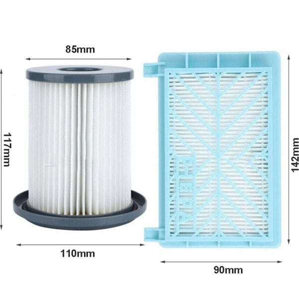 Pölynimurin suodatin, korvaava pölynimurin suodatinpatruunasarja Philips FC8720/FC8724/FC8732/8734 -malleille