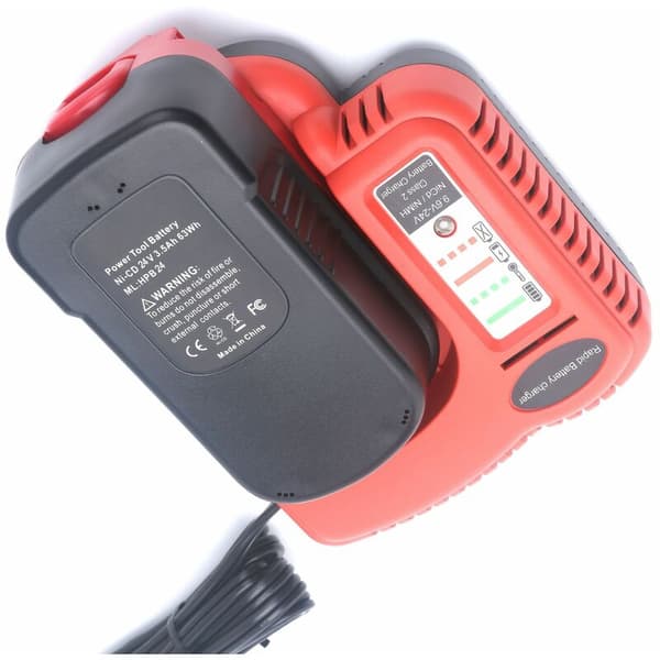 For Black & Decker BDFC240 9.6V-24V Verktøy NiMH NiCd Batterilader