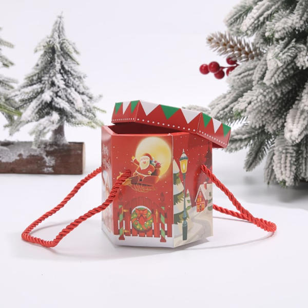 20/30 st Julklappsaskar Julaftons Presentaskar, Julbords Presentaskar, Jul Papper Godisaskar
