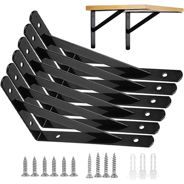 Folding Bracket 400mm, 2 stk Foldable Console Bracket, Folding Shelving Brackets Load, Retractable Folding Console Bracket, Shelf Bracket