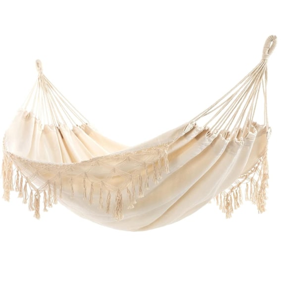 Hängmatta Utomhus Boho Hängmatta, bärbar med bärväska
