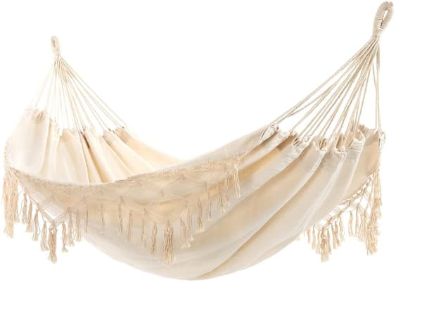 Hengekøye utendørs Boho hengekøye, bærbar med bæreveske